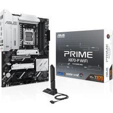 ASUS Prime X870-P WiFi Motherboard Socket AM5 (AMD, ATX, PCIe 5.0, DDR5, 14+2+1 Power Stages, 4X M.2, WiFi 7, 2.5 GB Ethernet, USB-C 40 Gbps)