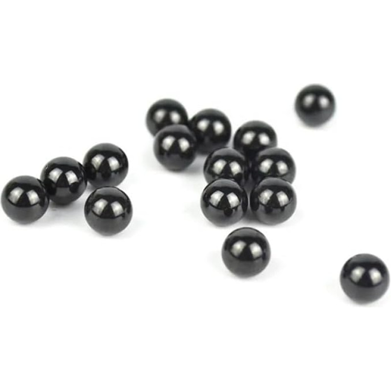 VWWJCCRO Silicon Nitride Ceramic Balls 0.8 mm 1.588 mm-5 mm Si3N4 G5 Precision Ceramic Bearing Balls Smooth Ball Bead (One Size, 2.381 mm)