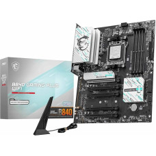 MSI B840 Gaming Plus WiFi Motherboard, ATX - Supports AMD Ryzen 9000/8000/7000 Processors, AM5 - DDR5 Memory Boost 8000+ MT/s (OC), PCIe 4.0 x16, M.2 Gen4, Wi-Fi 7, 2.5G LAN