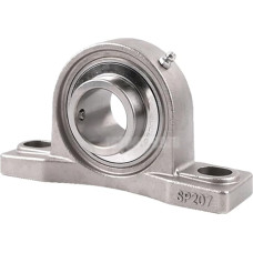 HLKDGPJYK 1PCS SUCP206 InisStainless Stahl Äußere Sphärische Lager Gürtel Basis Einsatz Lager Wasserdicht Rostfrei