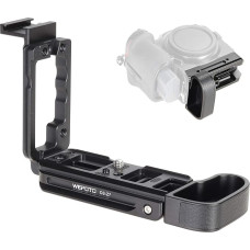 WEPOTO 80226-Z7L Rankenos prailginimas L kampu QR plokštelė Greito atleidimo plokštelė, skirta Nikon Z5 Z6 Z6 Z7 Z6II Z7II fotoaparatui Aliuminio oda