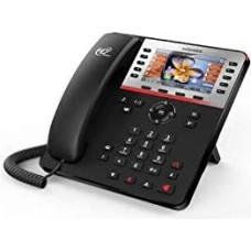 Swissvoice IP Phone SIP CP2505G Black Silver 10.9 cm (4.3 Inch) Colour Display 6 SIP Accounts PoE