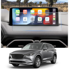 CDEFG Compatible with Mazda CX5 CX-5 2021-2024 2025 Navigation Screen Protector 6H Scratch-Resistant 10.25 Inch GPS Screen Protector Navigation Film CX5 Accessories Pack of 2
