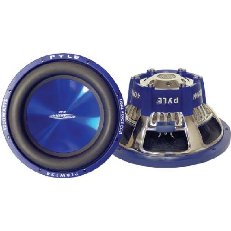 Pyle PLBW104 1000W 85dB 4ohm Steel Car Subwoofer 10.6