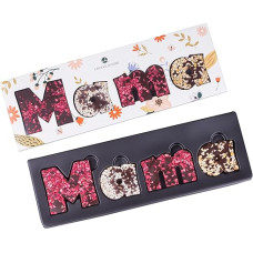CHOCOLISSIMO - Gift Mum - Mother's Day Sweets - Chocolate Gift for Mother - Chocolate Letters Dark Made of Belgian Chocolate - Gift Idea Birthday Mum