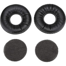 Tangxi Cotton Headphone Ear Pads, Black Cotton Replacement HD Headphones Ear Pads Cushion for AKG K121 K121S K141 MK II K142