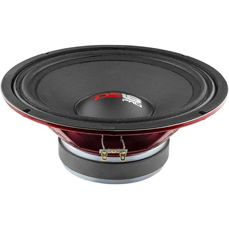 DS18 PRO-X10M PRO serijos 10 colių vidutinių dažnių garsiakalbis 300 W RMS, 600 W maksimali galia