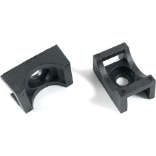 Cable Tie Base, Screw Fixing (Pack of 50, Black) Max Screw: M5, Max Cable Tie Width 9mm