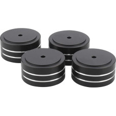 MOVKZACV 4pcs 40x20mm Aluminum Speaker Insulation Feet for HiFi Turntable Speaker Insulation Stand Turntable Feet