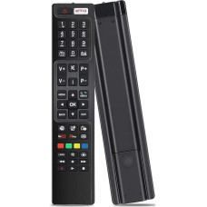 Universal-TV-Fernbedienung RC4848F für Polaroid/Luxor/Hitachi/Bush TV-Fernbedienung, TV-Fernbedienung mit 3 Shortcut-Tasten, keine Einrichtung erforderlich