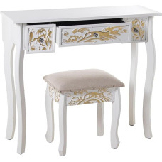 Alexandra House Living Set of 2 Dressing Table with Stool White