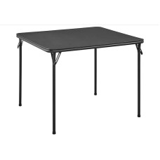 BOOSDEN sulankstomas stalas, daugiafunkcinis stalas, sulankstomas stalas kaip stovyklavimo stalas, sodo stalas, balkono stalas, valgomojo stalas, sulankstomas stalas, 80 cm x 80 cm x 70 cm, juodas