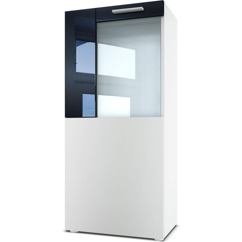 Kino filmų vitrina, balta