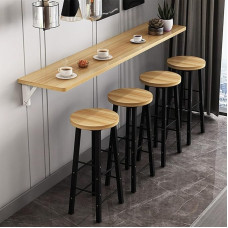 Klapptisch aus Holz mit Aufbewahrungsregal, platzsparender Wandschreibtisch für kleine Räume, ultradünnes Design für Schlafzimmer oder kleine Wohnung