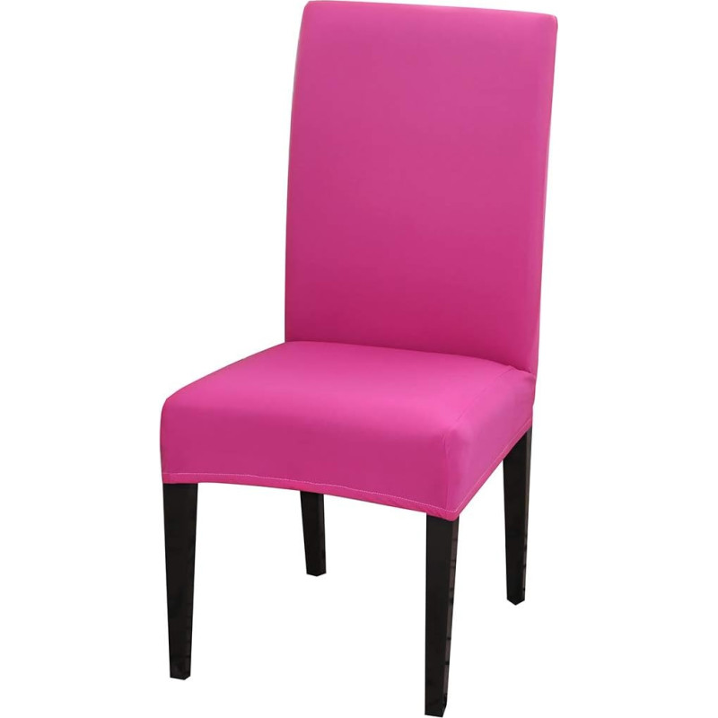 WINS Stretch Dining Chair Cover Wedding Chair Protector Dining Room Chair Protector Pink