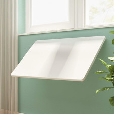 WGJDMOEV Klapptisch Wandtisch Küchentisch Schwebender Laptoptisch Esstisch Holz Klappbar Beistelltisch Ecktisch Weiß (100 x 30 cm)
