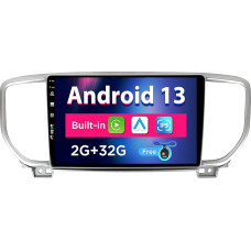 SXAUTO Android 13 IPS automobilinis radijas KIA KX5 / Sportage 4 (2016-2019) - Integruotas CarPlay / Android Car - atbulinės eigos kamera - 2G + 32G - Valdymas vairu DAB Fast Boot WiFi - 2 DIN 9 colių
