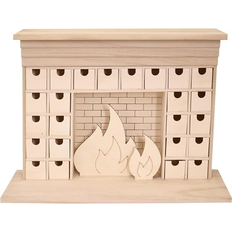 Artemio Advent Calendar Fireplace 46.5 x 33 cm