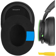 Geekria Replacement Earpads for Microsoft Xbox Wireless Xbox Stereo Headset 20th Anniversary Special Edition Earpads Headset Ear Cups (Black)