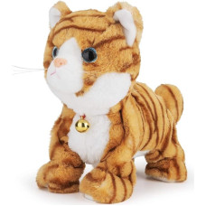 Interactive Electronic Plush Cat Toy - Update Touch Control Meow Kitten with LED Eyes, Electronic Robot Cat Toy Gifts for Boys & Girls Children's Birthday Christmas