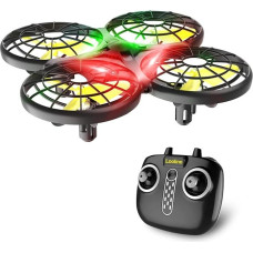 Loolinn Drone for children gift - mini drone, RC quadcopter with anti-collision technology, safe for children, easy to fly, 360° flips, 20 minutes flight time (gift for children)