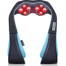 Massager with Heat - Shiatsu Neck Massager Christmas Gift for Men/Women/Mum/Dad - Massage for Neck, Shoulder, Back, Waist, Leg, Feet and Muscle