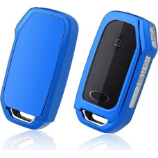 GAFAT Kiα EV6/ Sportage NQ5 QL/Ceed Proceed XCeed/NIRO/Sorento/Soul/Stinger/Rio 2018-2024 2025 Key Case Apsauginis dangtelis, automobilio nuotolinio valdymo pultai TPU Silica Gel automobilio raktas [mėlyna (5 mygtukai)]
