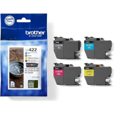 Brother Original LC-422VAL Ink Cartridges Value Pack MFC-J5340DW, MFC-J5345DW, MFC-J5740DW, MFC-J6540DW, MFC-J6940DW (4 Ink Cartridges: Black, Cyan, Magenta, Yellow)