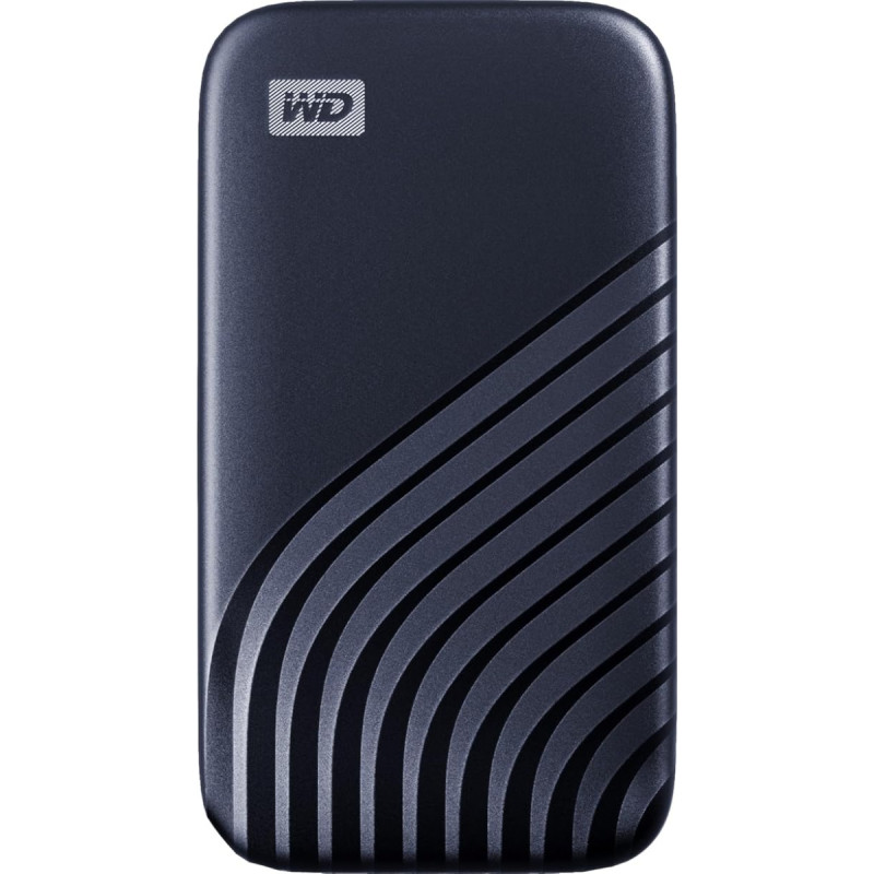 WD My Passport SSD 1TB Mobile SSD Storage (NVMe Technology, USB-C and USB 3.2 Gen-2 Compatible, Read 1050MB/s, Write 1000MB/s) Midnight Blue