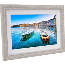 10 colių WLAN skaitmeninis nuotraukų rėmelis, Wood 2K 4K HD IPS 1920 x 1080 Smart skaitmeninis nuotraukų rėmelis, Smart Transfer Video Picture Photo Frame