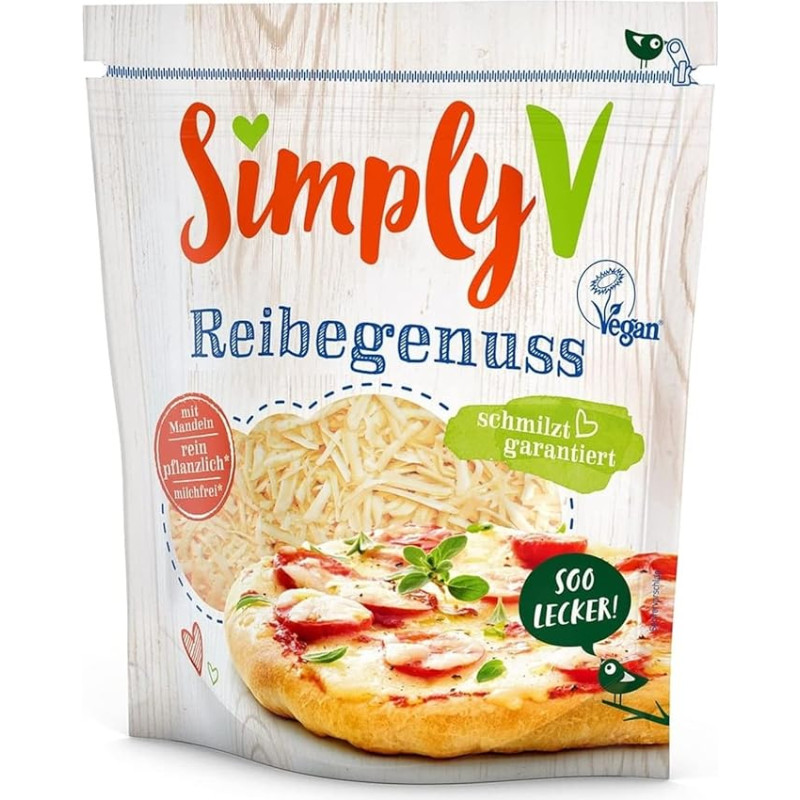 Simply V Reibegenuss (Vegane Käse-Alternative) 200g x 6 (1200g)