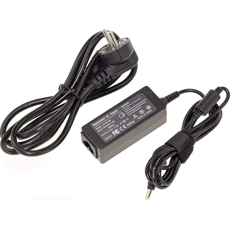 KALEA-INFORMATIQUE Nešiojamojo kompiuterio maitinimo šaltinis 10,5 V 2,9 A su 1,7x4,8 mm jungtimi. Panašus į VGP-AC10V4 arba VGP-AC10V5.