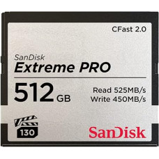 SanDisk Extreme PRO CFast 2.0 Memory Card, 512 GB