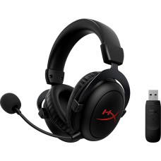 HyperX Cloud Core Wireless - Gaming Headset + DTS Headphone:X Great Sound Meets Unique Comfort and Wireless Freedom - Black