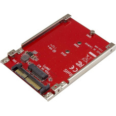 StarTech.com M.2. PCI-e NVMe to U.2 (SFF-8639) Adapter - Not Compatible with SATA HDD's or SAS Controllers - For M.2 PCIe NVMe SSDs - PCIe M.2 Drive to U.2 Host Converter (U2M2E125)
