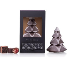 Dark Chocolate Christmas Tree - Chocolate Set with Christmas Tree Made of Chocolate and 4 Chocolates | Christmas | Gift Idea | Man | Woman | Santa Claus | Christmas Chocolate | Christmas Tree