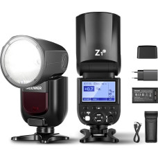 NEEWER Z1-C TTL blykstė Speedlite su apvalia galvute, skirta 