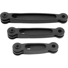 3 in 1 Verlängerung Pivot Aluminium Legierung Arm - Einstellbare Einbeinstativ Halterung für GoPro Hero 4 5 6 6 7 8 9 Schwarz Silber Session, AKASO/Campark/YI & Andere Kameras