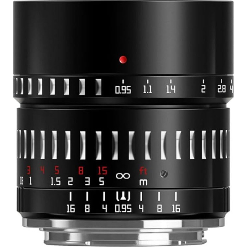 TTArtisan APS-C 50mm F/0.95 metalinis dėklas, suderinamas su 