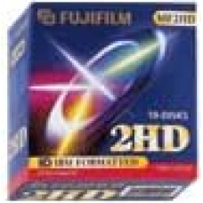 Fujifilm 3.5 inch Floppy Discs - DOS Formatted MF2HD - Black (10 Pack)