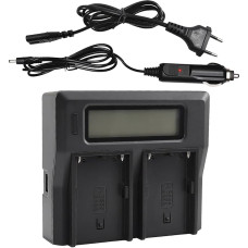 DSTE BP-U60 LCD 1,5A greitojo įkrovimo dvigubas įkroviklis (ES kištukas), suderinamas su 