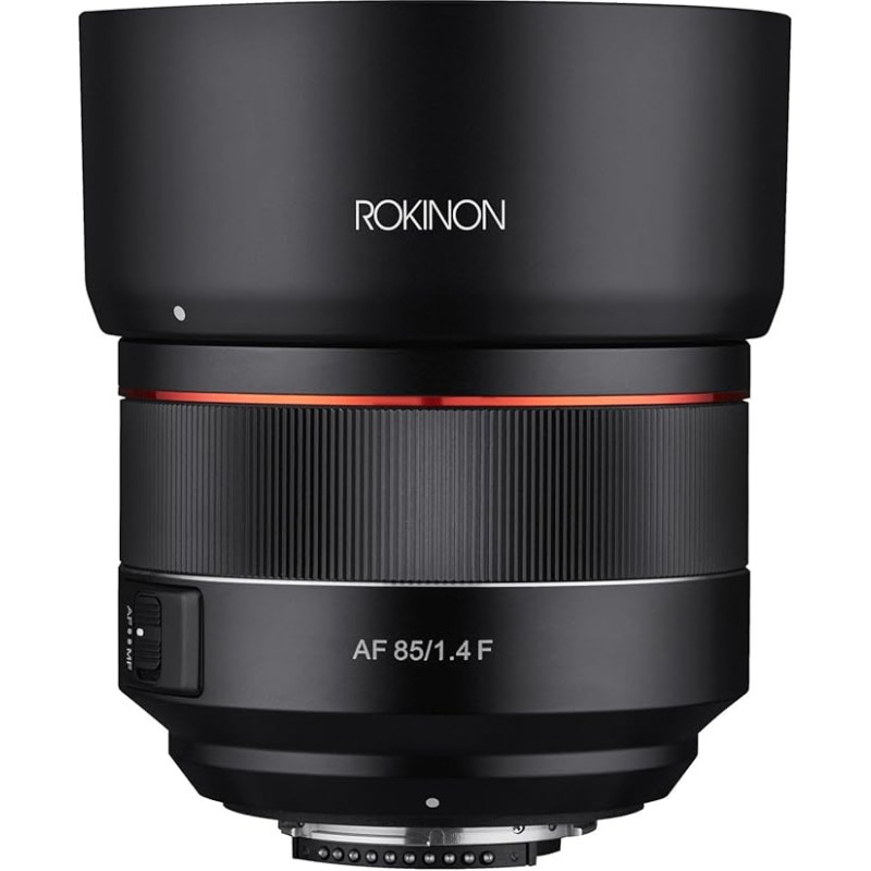 RoKinon 85mm F1.4 automatinio fokusavimo automatinio fokusavimo pilno kadro orų sąlygomis sandarus didelės spartos teleobjektyvas, skirtas Nikon F laikikliui