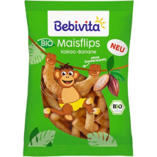 Bebivita Nibble Products Kukurūzų lazdelės su kakava ir banana 30 g, 7 vnt. (7 x 30 g)