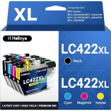 Halloya LC422XL LC-422 XL LC422 XL spausdintuvo kasetės, skirtos Brother LC-422VAL LC-422XL LC-422XL LC422 kasetės, skirtos Brother MFC-J5340DW MFC-J5345DW MFC-J5740DW MFC-J6540DW MFC-J6940DW