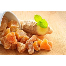 Ginger Pieces Spicy Dried Aromatic 100% Ginger Pieces Natural Unsugared No GMO No Artificial Flavours Natural Unsulphurised Resealable Premium Quality 1 kg
