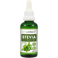 Pure Stevia Liquid Drops 50 ml – Pure Stevia, Tasteless – with Glass Dropper