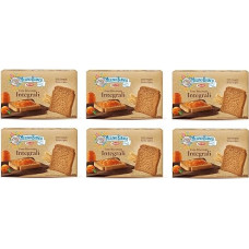 Mulino Bianco Fat Biscottate Volkoren 630 g Whole Grain Rusks from Italy Pack of 6