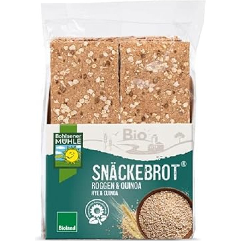 Bohlsener Mühle Snack Bread Rye & Quinoa, 200 g