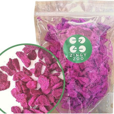 Drakono vaisiai Džiovinti vaisiai Džiovinti šaltyje XXL 500 g Natūralūs džiovinti rausvi Pitahaya Vegan Tinka Dragon Fruit Powder Pitahaya Smoothie Bowl gaminti Džiovinti šaltyje drakono vaisiai ZingyZoo