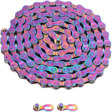 Bicycle Chain Rustproof Sensitive Colourful Electroplating 6 7 8 Speed Chain for Road Bike Mountain Bikes